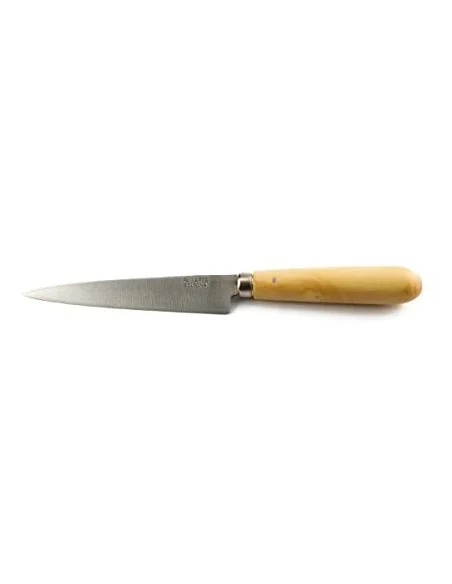 PALLARES SOLSONA Cuchillo Degollar Conejo con Hoja de Acero Carbono y Mango Redondo de Boj