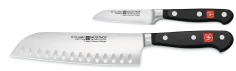 Classic estuche santoku alveolado+pelador carrado Wusthof 9280