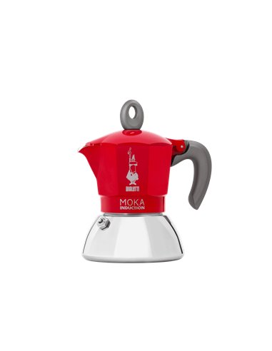 Cafetera Bialetti New Induction Red ( Rojo) 2 Tazas