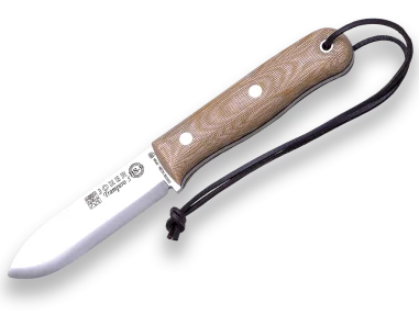 Cuchillo Bushcraft Joker TRAMPERO SCANDI Micarta con Ferrocero