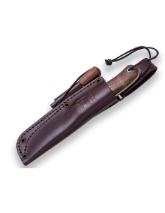 Cuchillo Bushcraft Joker BS9 TRAMPERO Nogal con Ferrocero 2