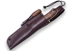 Cuchillo Bushcraft Joker BS9 TRAMPERO Nogal con Ferrocero 2