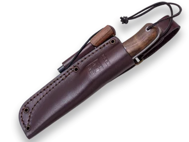Cuchillo Bushcraft Joker BS9 TRAMPERO Nogal con Ferrocero
