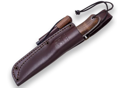 Cuchillo Bushcraft Joker BS9 TRAMPERO Nogal con Ferrocero