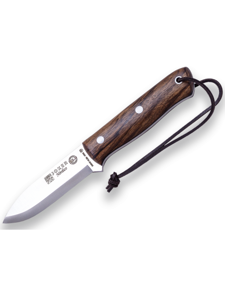 Cuchillo Bushcraft Joker BS9 NÓRDICO Nogal con Ferrocerio