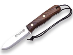 Cuchillo Bushcraft Joker TRAMPERO SCANDI Nogal con Ferrocerio