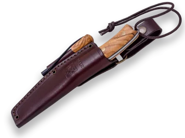 Cuchillo Bushcraft Joker BUSHCRAFTER Olivo con Ferrocerio