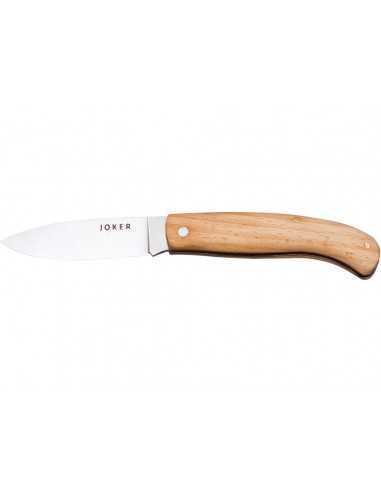 NAVAJA DE BOLSILLO ACERO INOX.420 Y CACHAS DE HAYA DE 7 CM