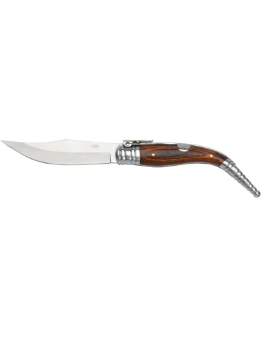 NAVAJA CARRACA PU?O MADERA HOJA 9 CM