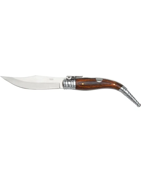NAVAJA CARRACA PU?O MADERA HOJA 9 CM
