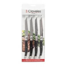 SET 4 CUCHILLOS CHULETEROS BISTRO 11.5 cm - 4.5" D