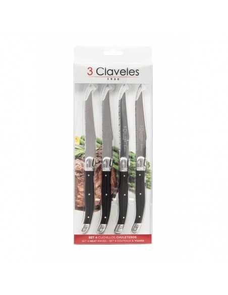 SET 4 CUCHILLOS CHULETEROS BISTRO 11.5 cm - 4.5" D