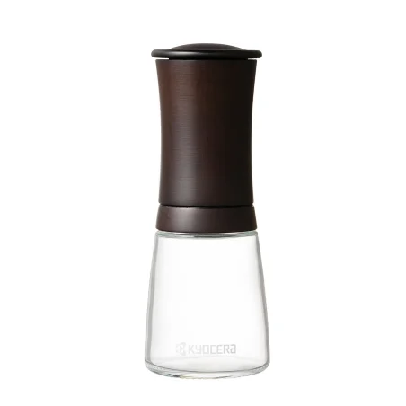 KYOCERA Molinillo de Hierbas y Especias CM-35 madera de nogal