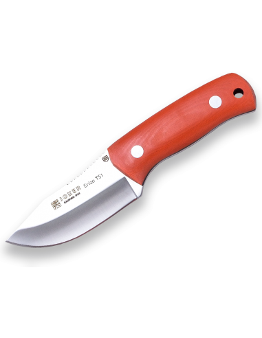 Cuchillo Bushcraft Joker ERIZO TS1 Micarta Naranja
