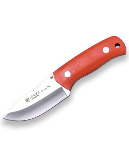 Cuchillo Bushcraft Joker ERIZO TS1 Micarta Naranja