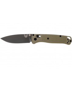 BENCHMADE Bugout, hoja negra FILO Liso