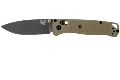 BENCHMADE Bugout, hoja negra FILO Liso