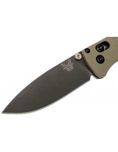 BENCHMADE Bugout, hoja negra FILO Liso 2