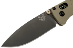 BENCHMADE Bugout, hoja negra FILO Liso 2