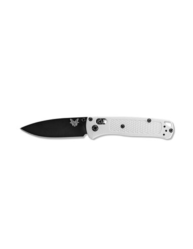 BENCHMADE Mini Bugout, hoja negra FILO Liso