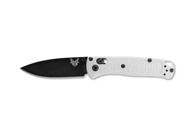 BENCHMADE Mini Bugout, hoja negra FILO Liso