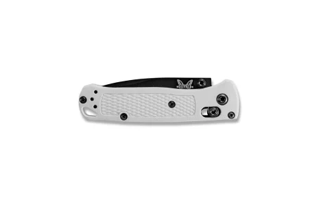 BENCHMADE Mini Bugout, hoja negra FILO Liso