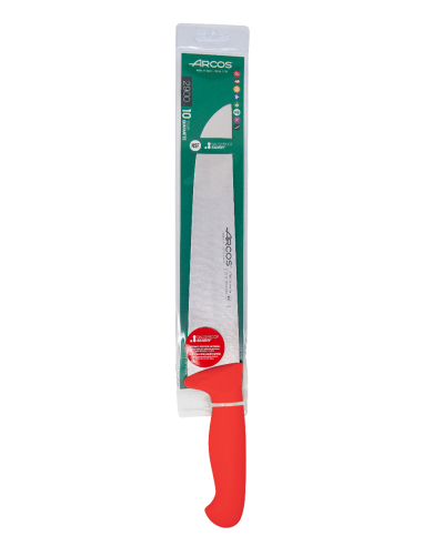 Arcos Cuchillo Carnicero ,  250 mm ROJO 291822