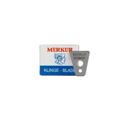 Paquete 10 hojas para maquinilla MERKUR bigote