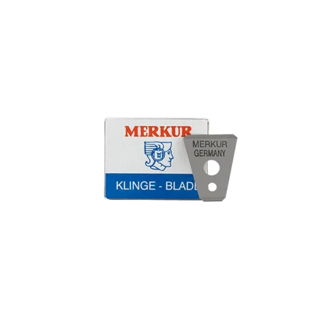 Paquete 10 hojas para maquinilla MERKUR bigote