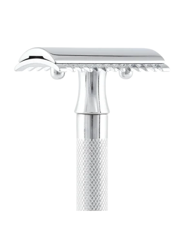 Maquinilla de afeitar modelo 15 cromada Peine abierto Merkur 15C