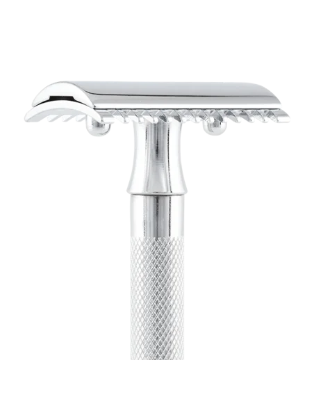 Maquinilla de afeitar modelo 15 cromada Peine abierto Merkur 15C