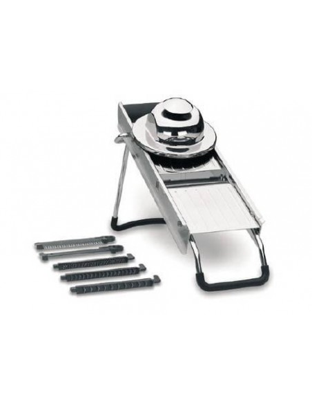 Mandolina Inox luxe con 5 cuchillas