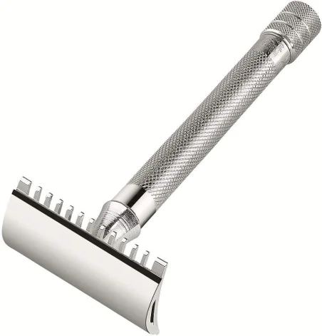 Maquinilla de afeitar modelo 25 cromada peine abie