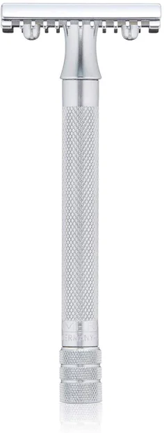 Maquinilla de afeitar modelo 25 cromada peine abie 2