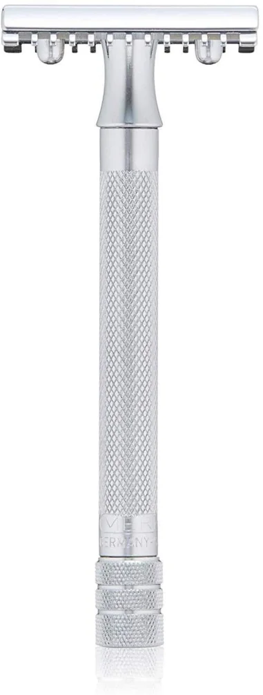 Maquinilla de afeitar modelo 25 cromada peine abie