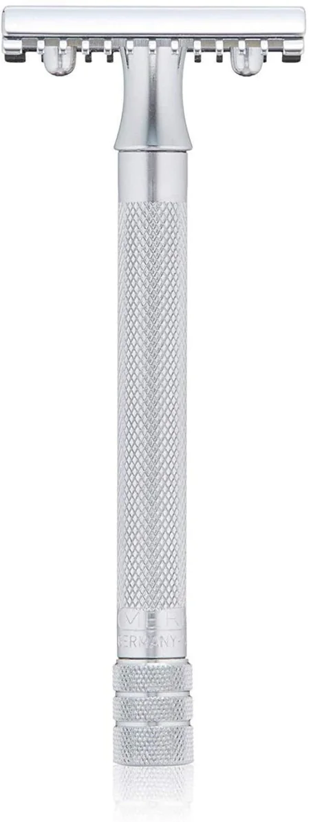 Maquinilla de afeitar modelo 25 cromada peine abie