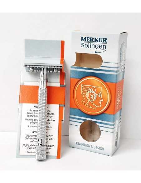 Maquinilla de afeitar modelo 25 cromada peine abie