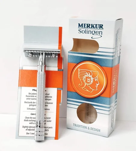 Maquinilla de afeitar modelo 25 cromada peine abie