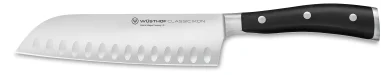 Cuchillo alveolado cocinero japonés 17 cm Classic Ikon Forjado