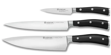 Juego 3 Cuchillos Wusthof Classic Ikon 1120360301