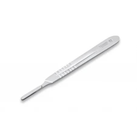 Mango Bisturí para Pedicuro, Inoxidable de 13 cm 3 Claveles 12400