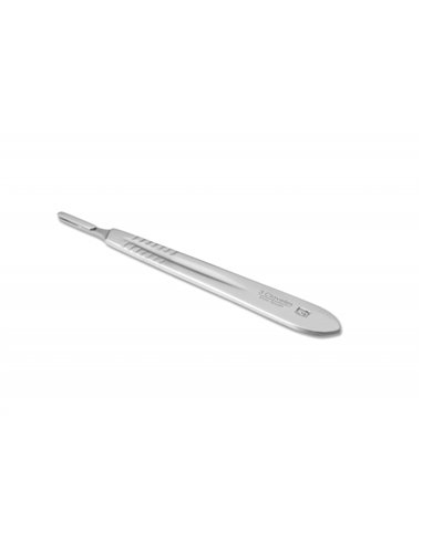 Mango Bisturí para Pedicuro, Inoxidable de 13 cm 3 Claveles 12400