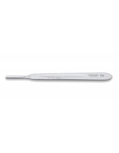 Mango Bisturí para Pedicuro, Inoxidable de 13 cm 3 Claveles 12400