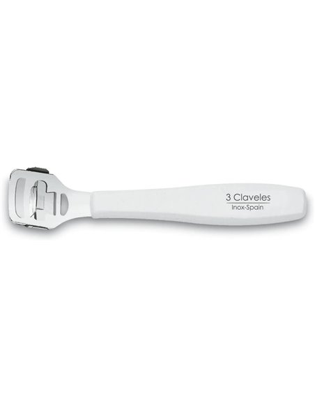 Cortacallos ABS 14 cm blanco 3 Claveles 12380 