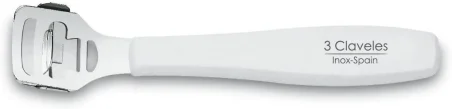 Cortacallos ABS 14 cm blanco 3 Claveles 12380 