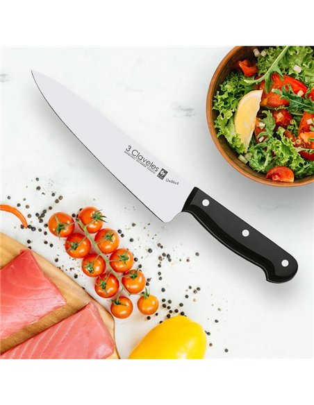 Cuchillo profesional cocinero 15 cm 3 Claveles Uniblock 01155