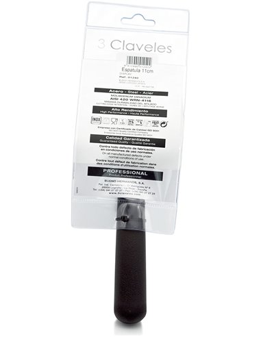 Espatula curvada, 9 x 11 cm 3Claveles 1240