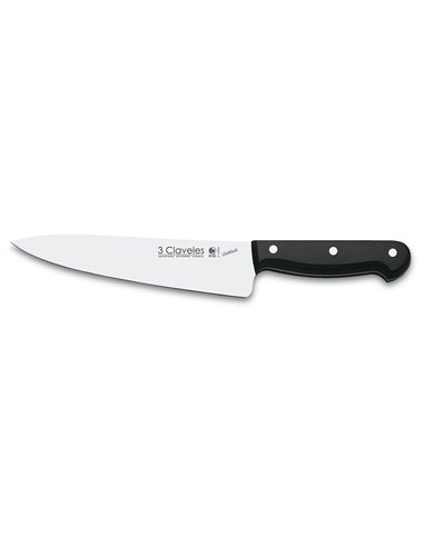Cuchillo Profesional Cocinero Unibloc 20 Cm 3CLAVELES 01158