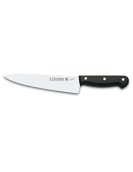 Cuchillo Profesional Cocinero Unibloc 20 Cm 3CLAVELES 01158