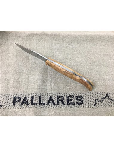 PALLARES SOLSONA Navaja PEDRAFORCA mango de madera de Olivo